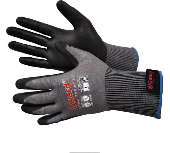 Перчатки GWARD No-Cut Markus 2.0 из ADAMAS-волокна с полиуретановым покрытием р L 12 пар в упаковке PU5C No-Cut PU5C/2.0/L