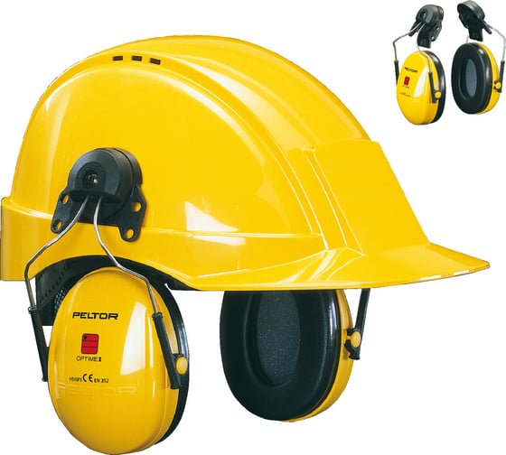 Противошумные наушники с креплением на каску 3М PELTOR Optime I H510P3E-405-GU 7000039617