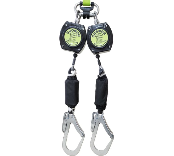 Блокирующее устройство втягивающего типа Потенциал (трос) 2 м double с карабином КР-01 калибровка ptc0531 1