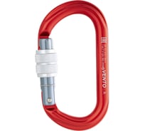 Карабин VENTO "Овал" с муфтой красный vnt 1042_rd