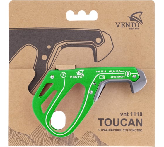 Страховочное устройство VENTO "Toucan", Цвет Зеленый vnt 1118_gn