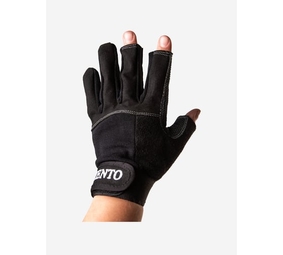 Перчатки VENTO (митенки) Алекса цвет Черный, Размер S vnt 077_s_bk