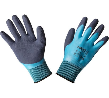 Рабочие перчатки с латексным покрытием NEO Tools 3141X размер 10 97-643-10