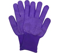 Перчатки рабочие Master-Pro® 100 пар, категория А, МИКРОТАЧ фиолетовый, нейлоновые с ПВХ покрытием, размер 8 (S) 2513-NPVC-BLUE(V)-S-100