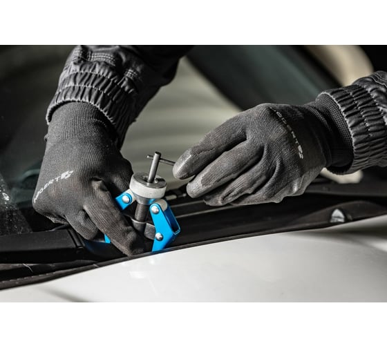 Защитные полиуретановые перчатки HOEGERT TECHNIK TOUCH touch screen 10 HT5K228-10
