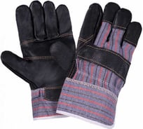 Перчатки ГК Спецобъединение ЗАЩИТА (4003) кожа, х/б ткань Пер 203/-