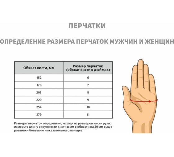 Перчатки СВС ТОРРО, р.8 123439-8