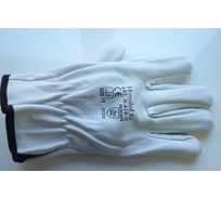 Перчатки для аргонодуговой сварки Hundal Driving glove cow leather козья кожа, белые H-828-C