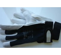 Перчатки монтажника Hundal Аssembly glove grain leather Velcro closing strap козья кожа, манжета на липучке H-817-B