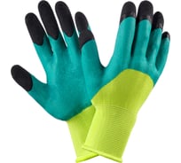 Нейлоновые перчатки Фабрика перчаток со вспененным латексным покрытием ПЕР-САЛАТ-ЧП-840