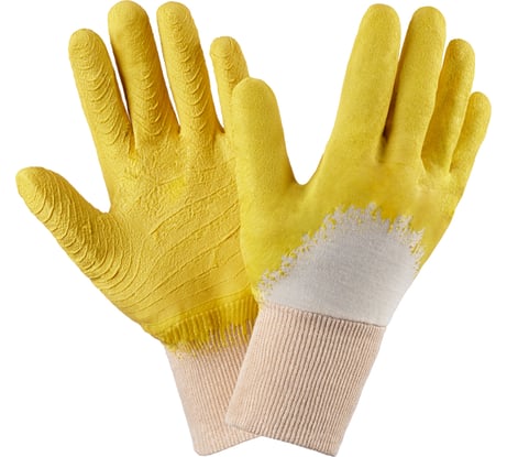 Перчатки стекольщика Фабрика перчаток Грейфер ПЕР-ОРАНЖ-600