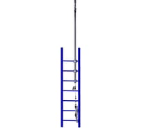 Стандартная вертикальная анкерная линия Alpsafe STAIR с анкерной планкой до 11 м SR AP-LINE-11
