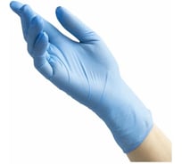 Перчатки нитриловые текстурированные R2R цвет голубой, р. XL, 50 пар/уп. ME6BB45BS85