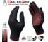 Перчатки рабочие нейлоновые Master-Pro® 50 пар МИКРОТАЧ черный с ПВХ покрытием, принт № 1, размер 10 (XL), 2513-NPVC-BLC-PR1-L-50 2