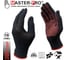 Перчатки рабочие нейлоновые Master-Pro® 200 пар МИКРОТАЧ черный с ПВХ покрытием, принт № 1, размер 10 (XL), 2513-NPVC-BLC-PR1-L-200 2