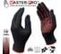 Перчатки рабочие нейлоновые Master-Pro® 100 пар МИКРОТАЧ черный с ПВХ покрытием, принт № 1, размер 10 (XL), 2513-NPVC-BLC-PR1-L-100 2