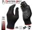 Перчатки рабочие нейлоновые Master-Pro® 30 пар МИКРОТАЧ черный с ПВХ покрытием, принт № 2, размер 10 (XL), 2513-NPVC-BLC-PR2-L-30 2