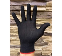 Перчатки нейлоновые без покрытия Master-Pro® 30 пар Категория А МИКРОТАЧ черный, размер 10 (L-XL), 2013-NWC-BLC-L-30