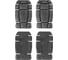 Наколенники пенопластовые HOEGERT TECHNIK ROTH SLIM черные уни  2 шт в упаковке  HT5K299 4