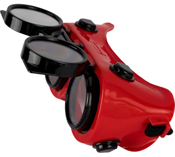 Очки газосварщика с откидной затемнённой линзой с непрямой вентиляцией Jeta Safety закрытые JSG-1115 1