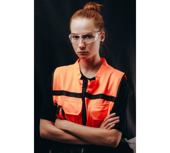 Очки защитные Jeta Safety прозрачные линзы, покрытие против запотевания и царапин JSG-5811 1