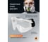 Очки защитные от царапин закрытого типа Jeta Safety, прозрачные линзы, JSG-2201 2