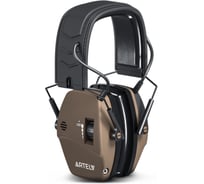 Профессиональные стрелковые наушники ARTELV КРЕЧЕТ, гелевые амбушюры, коричневые AKRGB