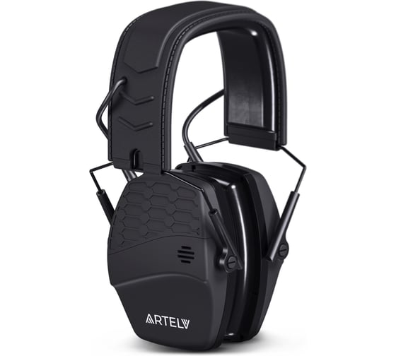Профессиональные стрелковые наушники ARTELV КРЕЧЕТ, гелевые амбушюры, чёрные AKRGBL 1