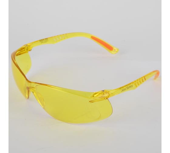 Очки защитные от царапин и запотевания Jeta Safety янтарные линзы, JSG-7680A 1