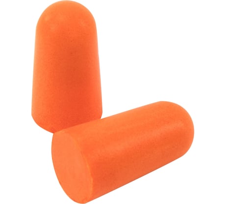 Беруши одноразовые RABBITEX пенополиуретановые без шнурка SNR 43дБ, КОМПЛЕКТ 200 пар (1 пара в пакете), 671312