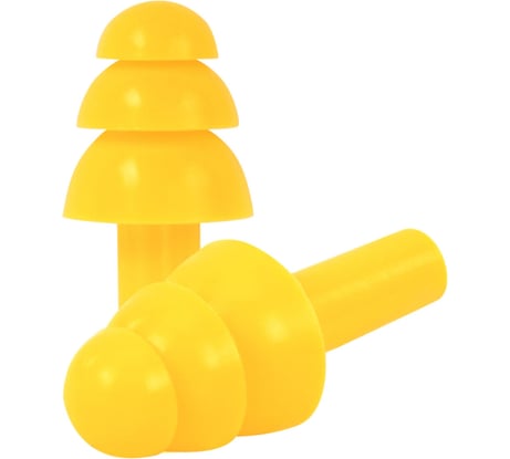 Беруши многоразовые RABBITEX силиконовые без шнурка SNR 37дБ, комплект 200 пар (1 пара в пакете), 671314