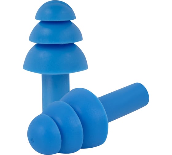 Беруши многоразовые RABBITEX термопластэластомерные без шнурка SNR 32дБ, КОМПЛЕКТ 150 пар (1 пара в контейнере), 671316 1