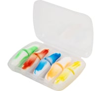 Беруши одноразовые RABBITEX пенополиуретановые двухцветные КОМПЛЕКТ 5пар в контейнере 671318