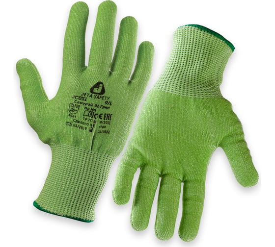 Бесшовные перчатки Jeta Safety от порезов (5 класс), разм.XXXL/12, JC061-XXXL