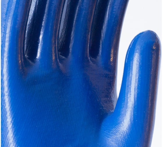 Перчатки 2Hands 6595 р.10, полиэстер/полное покрытие нитрилом, защитный манжет 6595-10