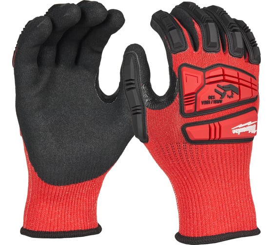 Перчатки защитные Impact Cut level (Импакт Кат Левел) 3/C, 10/XL Milwaukee 4932498532 1