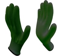 Перчатки нейлоновые Master-Pro® 10 пар без покрытия МИКРОТАЧ темно-зеленый, размер 8 (S-M), 2013-NWC-DGRN-S-10