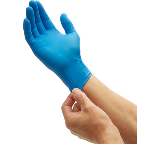 Нитриловые перчатки Kimberly-Clark KleenGuard G10 синие, р.XL, 180 шт 90099
