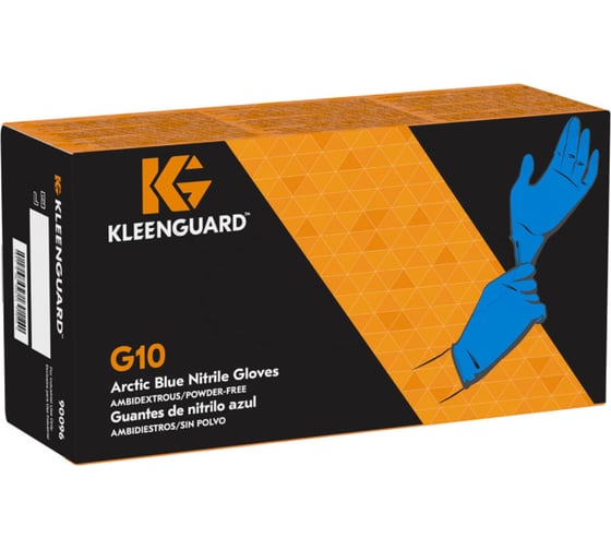 Нитриловые перчатки Kimberly-Clark KleenGuard G10 синие, р.XL, 180 шт 90099