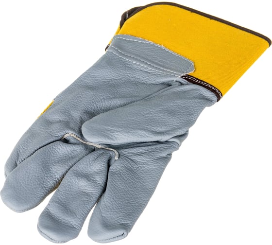 Комбинированные перчатки S. GLOVES искусственный мех LAMA, 11 размер 31957-11