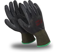 Перчатки Manipula Specialist МИКРОТЕХ (MG-141), полиамид, латекс частичный, оверлок, цвет черный (РФ) (10), пар, Пер 766/10