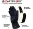 Полушерстяные перчатки Master-Pro® 2 пары 3-х слойные без покрытия с интегрированным в манжету термометром-гигрометром ТАЙГА (Т3С-ТГЧ), утеплитель синтепон, плотность 3х10/10, размер 9, 17007-TT3СTGB-2 4