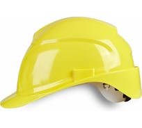 Каска Uvex Эйрвинг, храповик, текстильное оголовье, желтая, арт. 9762130
