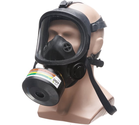 Противогаз фильтрующий ДОТпро 150 А1В1Е1К1Р3 R D с маской ППМ-88 рост 2 размер Б 102-133-0039 1