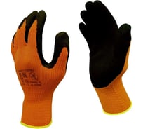 Перчатки рабочие утепленные Master-Pro® 2 пары НОРД (ХАКАСИЯ), акриловые махровые с рельефным латексным покрытием, размер 10 (XL), 6507-AQLHS-2