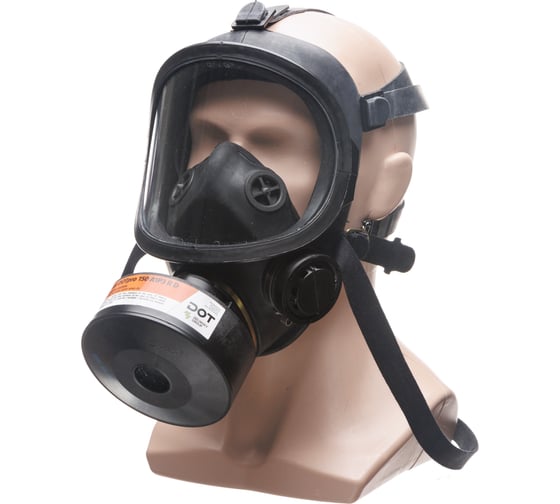 Противогаз фильтрующий ДОТпро 150 А1Р3 R D с панорамной маской ППМ-88 рост 2 размер Б 102-133-0043 1