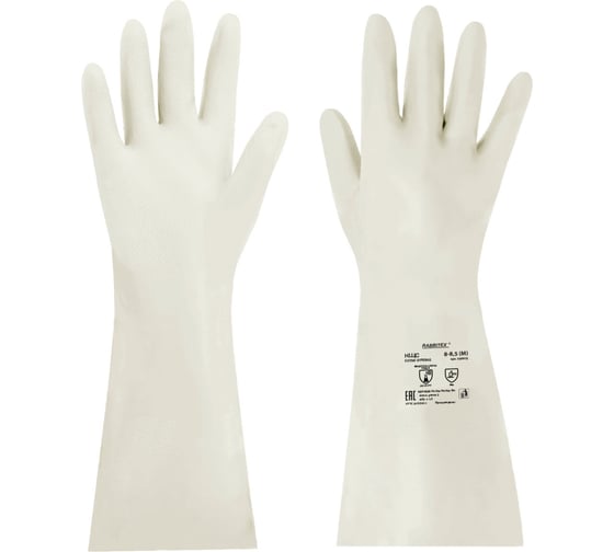 Перчатки нитриловые RABBITEX КЩС EXTRA STRONG химически устойчивые, р.8-8,5 M (средний), , 700915 1