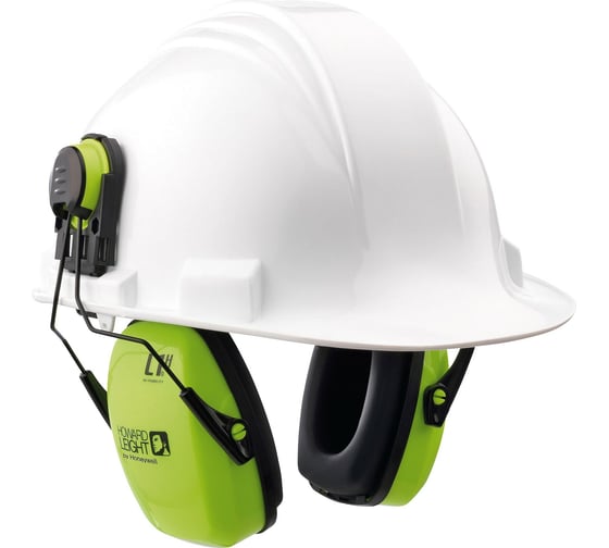 Сигнальные противошумные наушники Honeywell Лайтнинг Хай-Виз Л1HHV с креплениями на каску 1015021