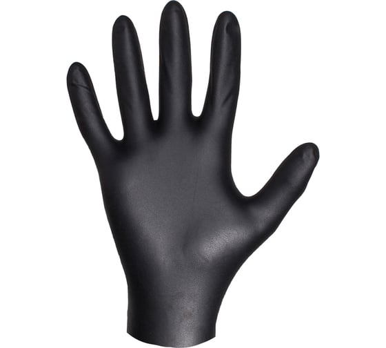 Нитриловые перчатки Jeta Safety черные, размер L/9, 100 шт, JSN8 JSN809/L