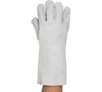 Краги серые спилковые NewLine без подкладки, 12 пар 065922_12